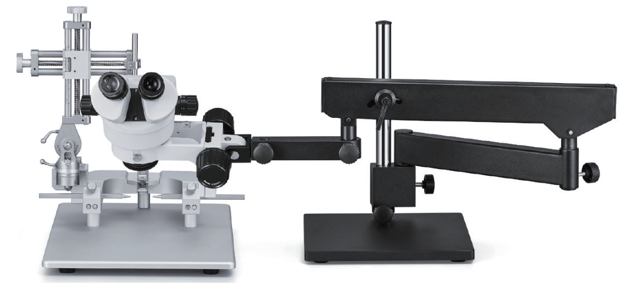 SM200B摇臂式双目体视显微镜(带底板)插图1