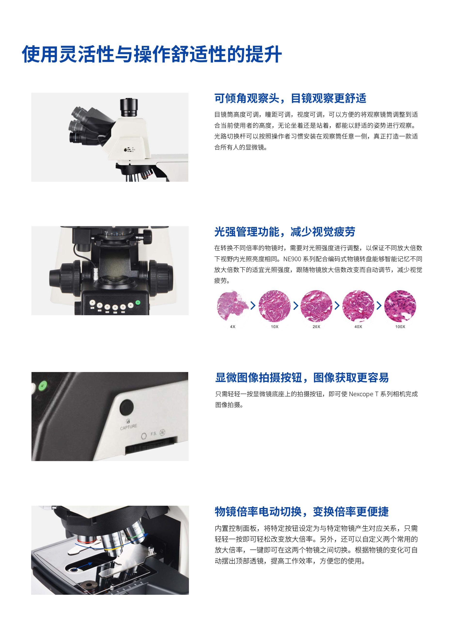 科研级正置显微镜NE930插图1